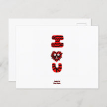 Carte postale I Fuzzy U