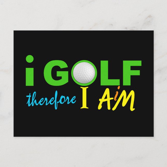 Carte postale I GOLF (Devant)
