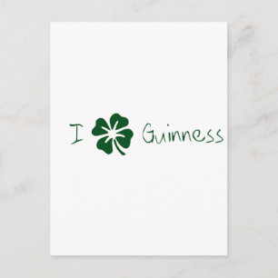 Carte Postale I Guinness du trèfle