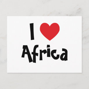 Carte Postale I Heart Africa