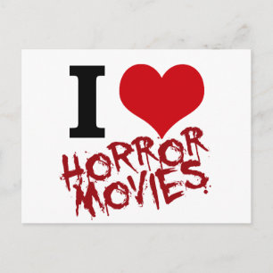 Carte Postale I Heart Horror Movies