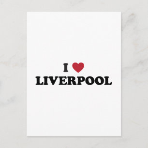 Carte Postale I Heart Liverpool Angleterre
