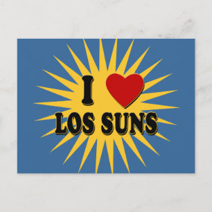 Carte Postale I Heart Los Suns I Love Los Suns Tshirts