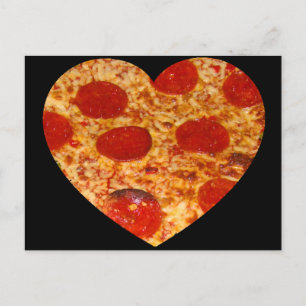 Carte Postale I Heart Pizza