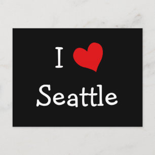 Carte Postale I Heart Seattle