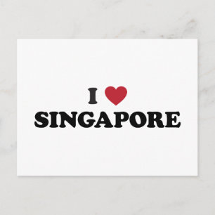 Carte Postale I Heart Singapore