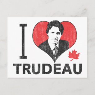 Carte Postale I Heart Trudeau