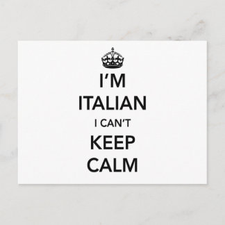 Carte Postale I l'Italien du ` m et moi ne peut pas garder le