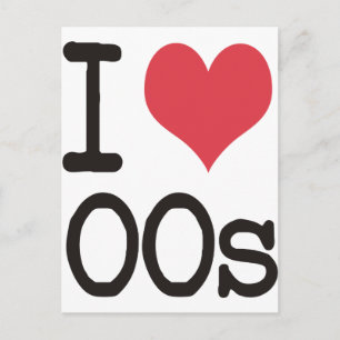 Carte Postale I Love 00s Produits & Designs!