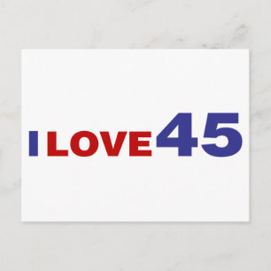 Carte Postale I Love 45