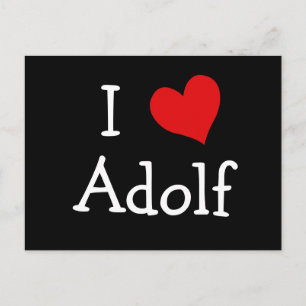 Carte Postale I Love Adolf