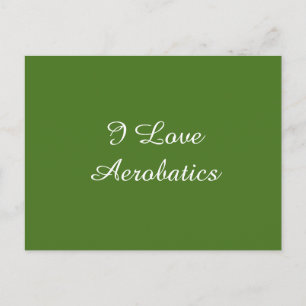 Carte Postale I Love Aerobatics