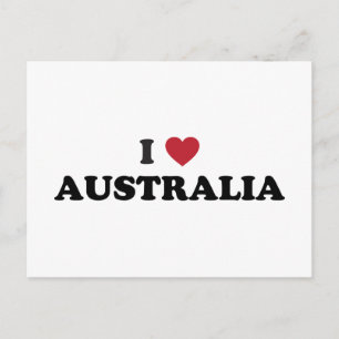 Carte Postale I Love Australia