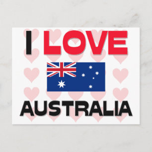 Carte Postale I Love Australia