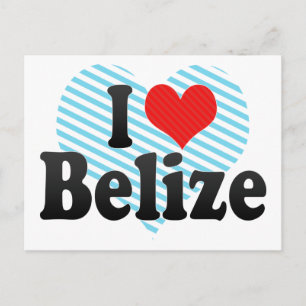 Carte Postale I Love Belize