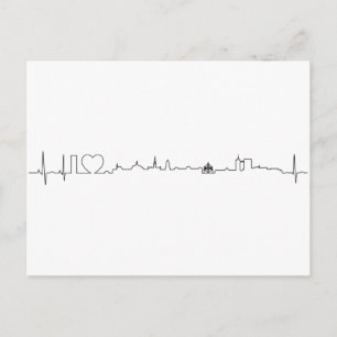 Carte Postale I love Brussels (ecg style) souvenir