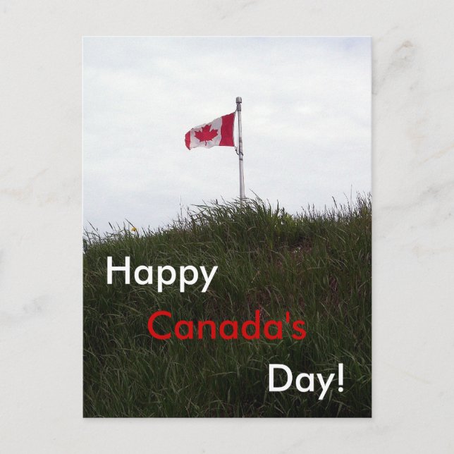 Carte postale I Love Canada (Devant)