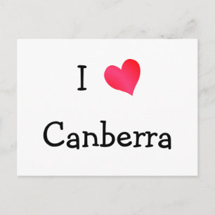 Carte Postale I Love Canberra