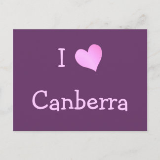 Carte Postale I Love Canberra