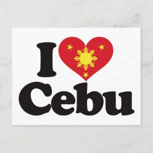 Carte Postale I Love Cebu