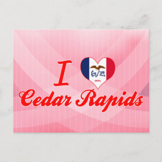 Carte Postale I Love Cedar Rapids, Iowa