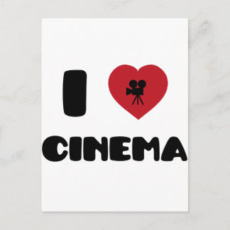 Carte Postale I Love Cinema