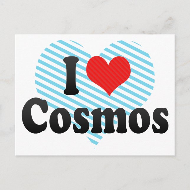 Carte Postale I Love Cosmos (Devant)