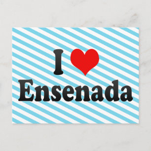 Carte Postale I Love Ensenada, Mexique