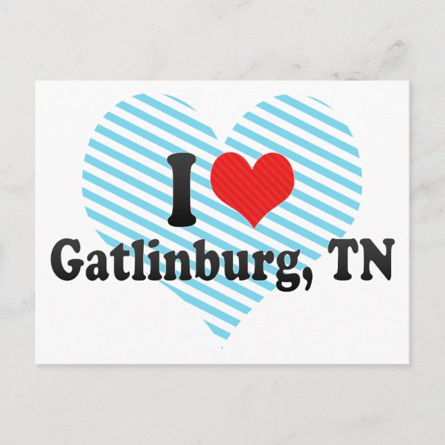 Carte Postale I Love Gatlinburg, TN (Devant)