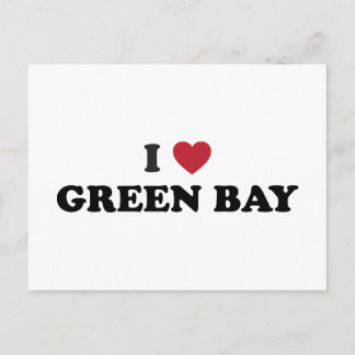 Carte Postale I Love Green Bay Wisconsin