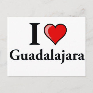 Carte Postale I Love Guadalajara