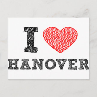 Carte Postale I Love Hanover