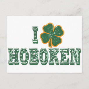 Carte Postale I love Hoboken - St. Patrick's Day