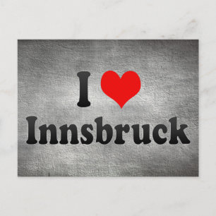 Carte Postale I Love Innsbruck, Autriche