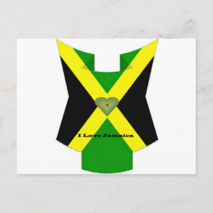Carte Postale I Love Jamaica Have a Nice Day and a Better Night