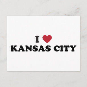 Carte Postale I Love Kansas City Kansas