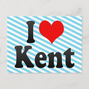 Carte Postale I Love Kent, États-Unis