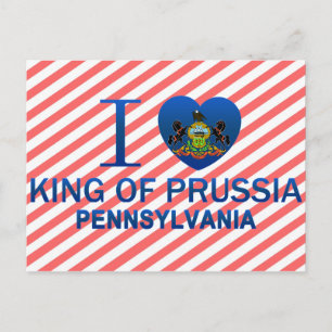 Carte Postale I Love King Of Prussia, PA
