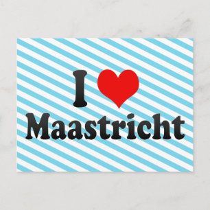 Carte Postale I Love Maastricht, Pays-Bas