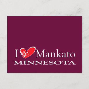 Carte Postale I Love Mankato Minnesota