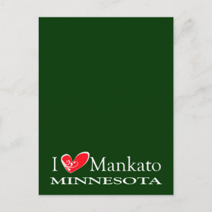 Carte Postale I Love Mankato Minnesota