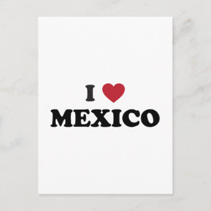 Carte Postale I Love Mexico