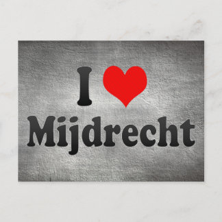 Carte Postale I Love Mijdrecht, Pays-Bas
