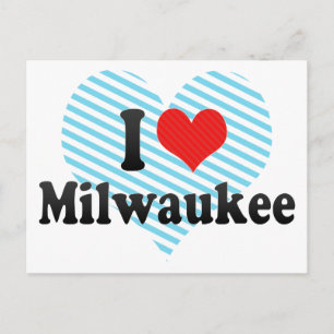 Carte Postale I Love Milwaukee