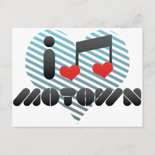 Carte Postale I Love Motown