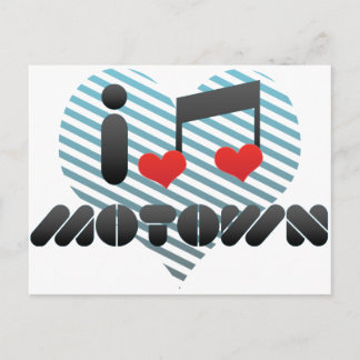 Carte Postale I Love Motown