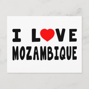 Carte Postale I Love Mozambique