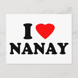 Carte Postale I Love Nanay