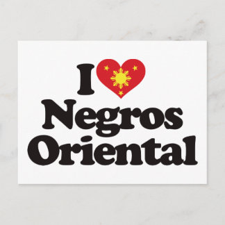 Carte Postale I Love Negros Oriental