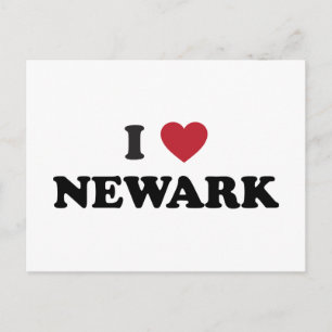 Carte Postale I Love Newark New Jersey